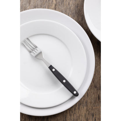 Olympia Taverna Steak Forks with Black Handles (12 Pack) • PAS-C135