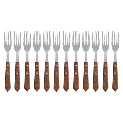 Olympia Steak Forks Wood - 4" (Box 12) • PAS-C137