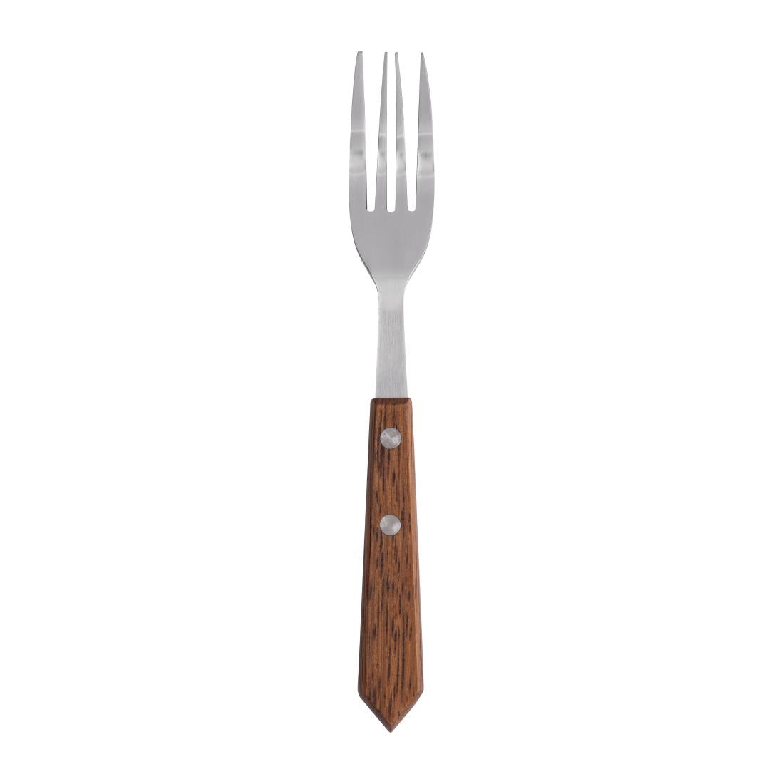 Olympia Steak Forks Wood - 4" (Box 12) • PAS-C137
