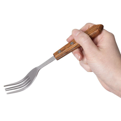 Olympia Steak Forks Wood - 4" (Box 12) • PAS-C137