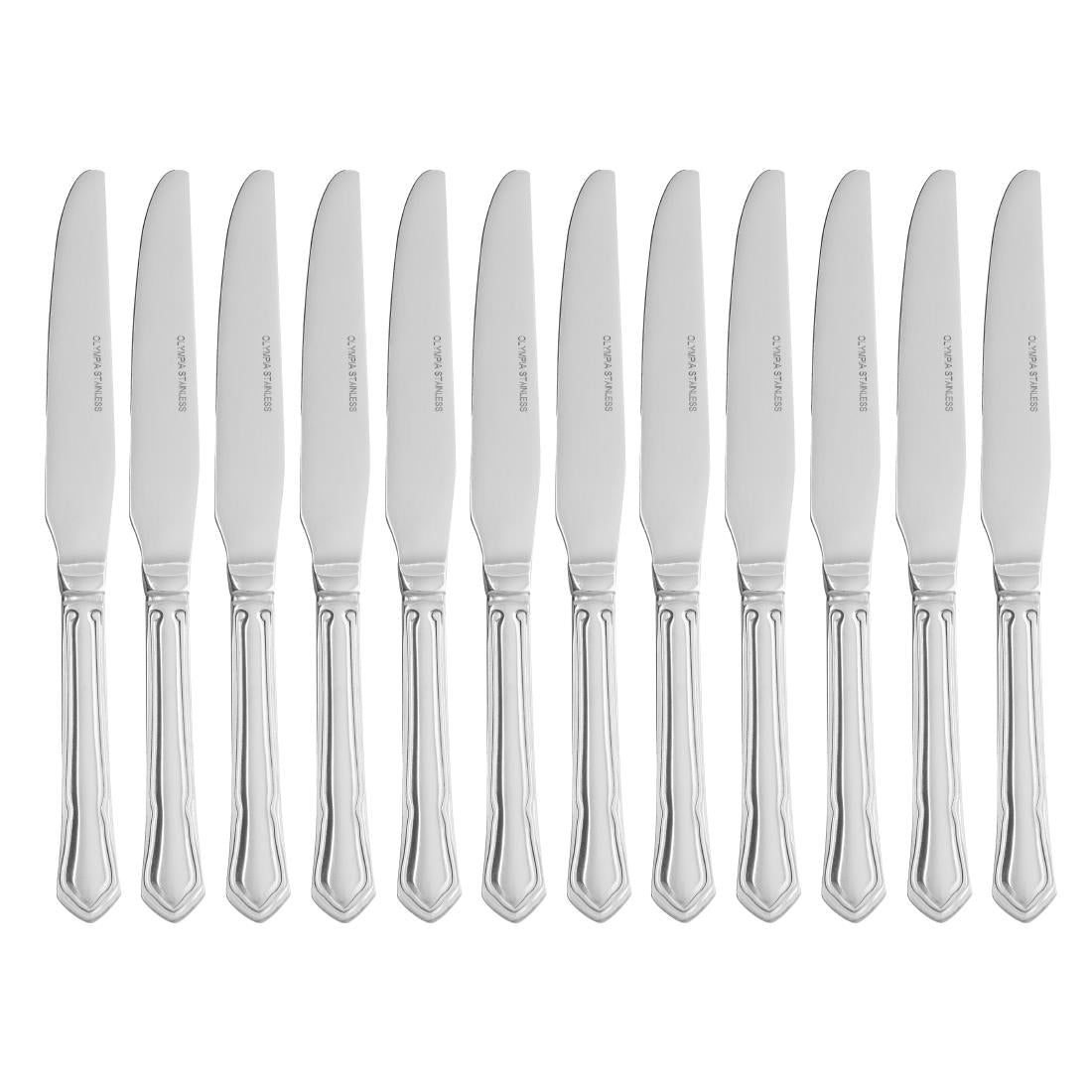 Olympia Dubarry Dessert Knife Stainless Steel (12 Pack) • PAS-C140