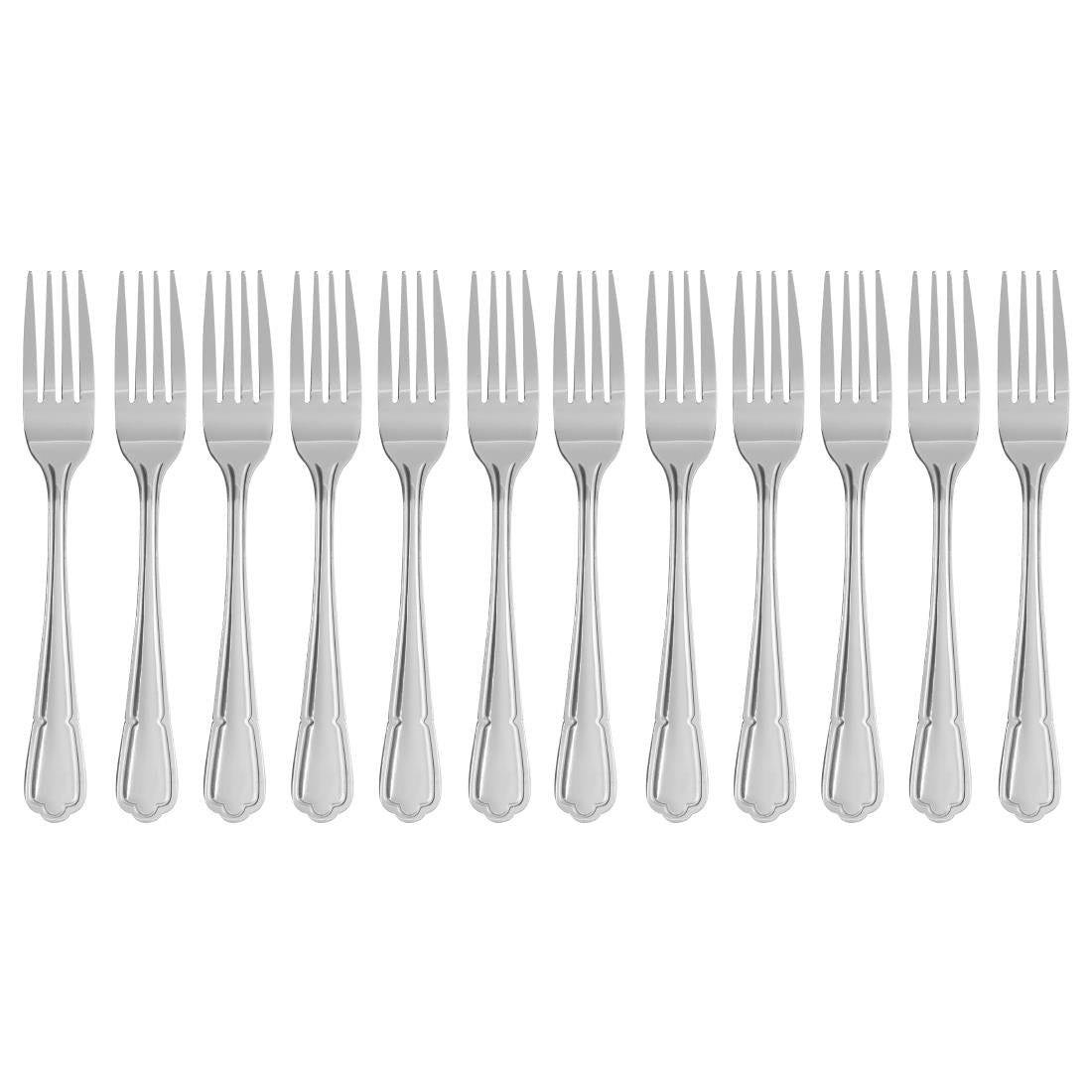 Olympia Dubarry Dessert Fork Stainless Steel (12 Pack) • PAS-C141