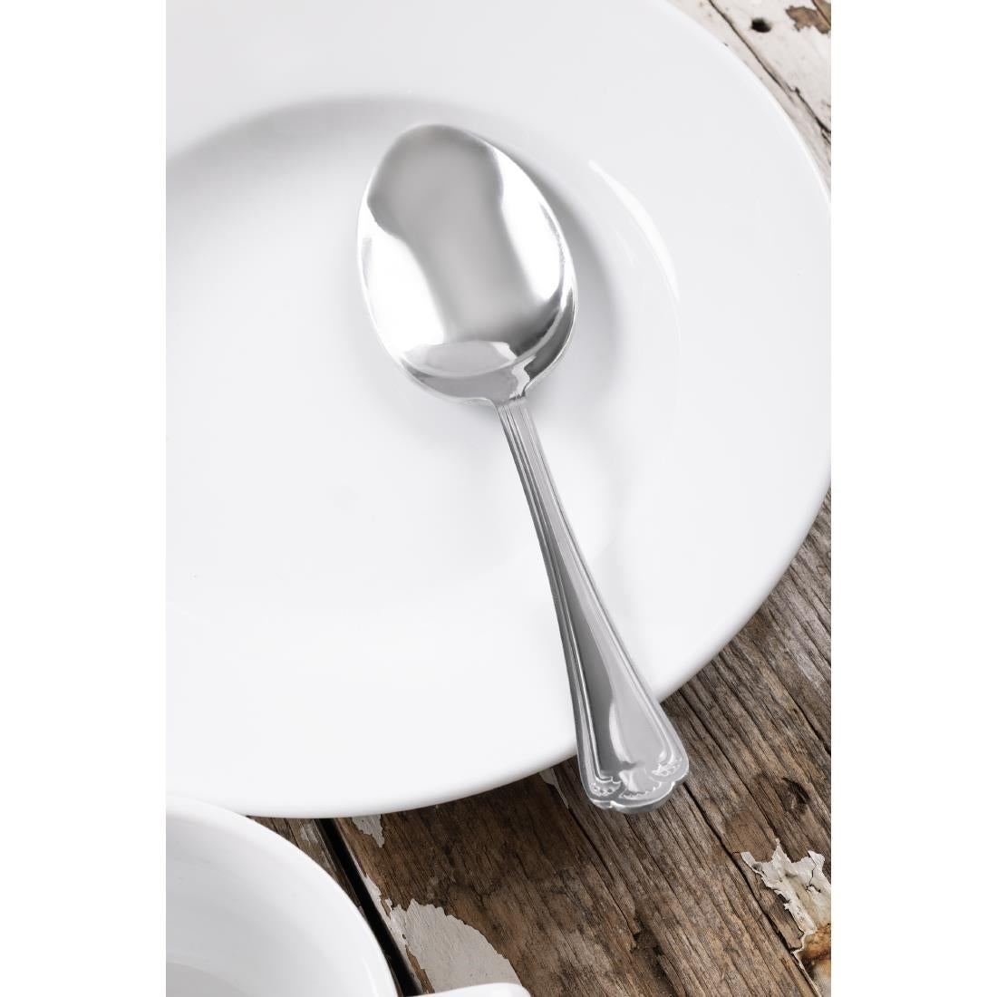 Olympia Jesmond Service Spoon Stainless Steel (12 Pack) • PAS-C150