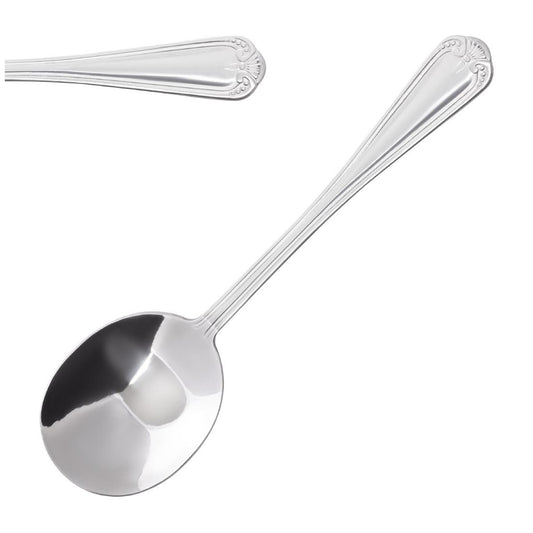 Olympia Jesmond Soup Spoon Stainless Steel (12 Pack) • PAS-C152