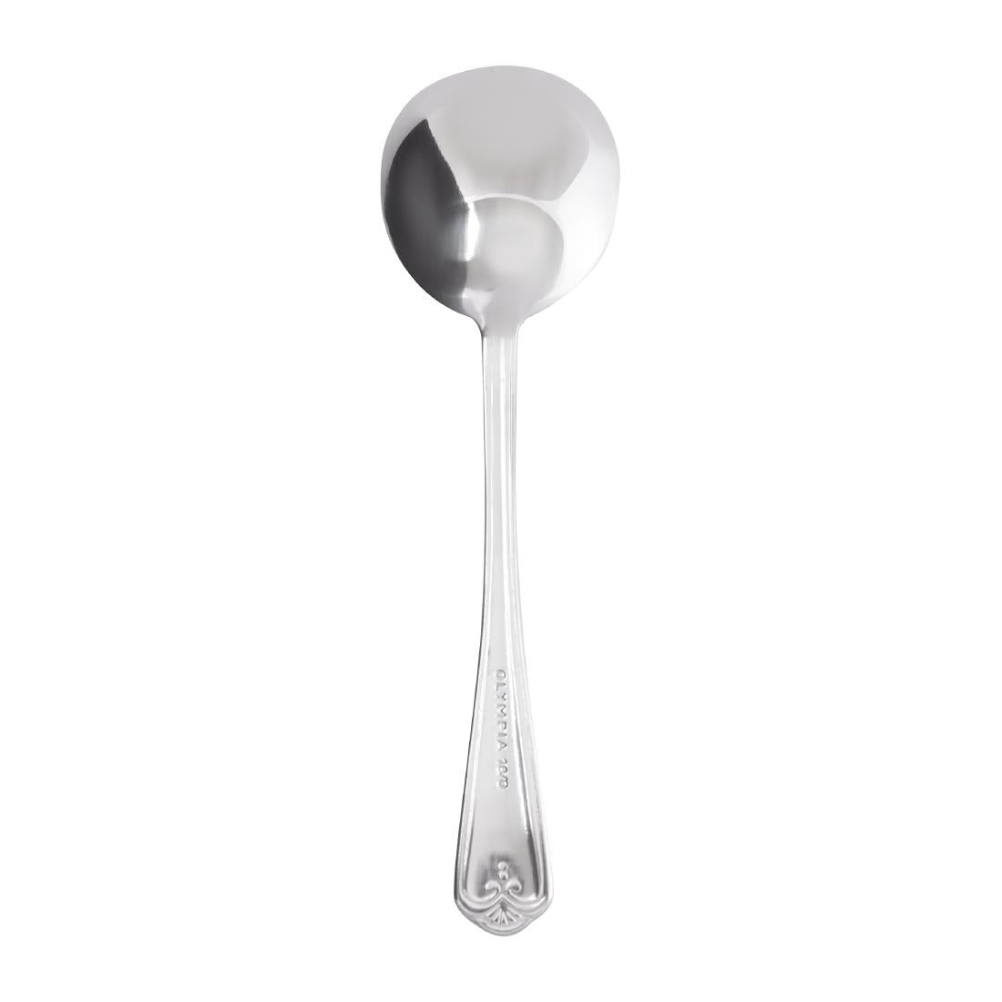 Olympia Jesmond Soup Spoon Stainless Steel (12 Pack) • PAS-C152