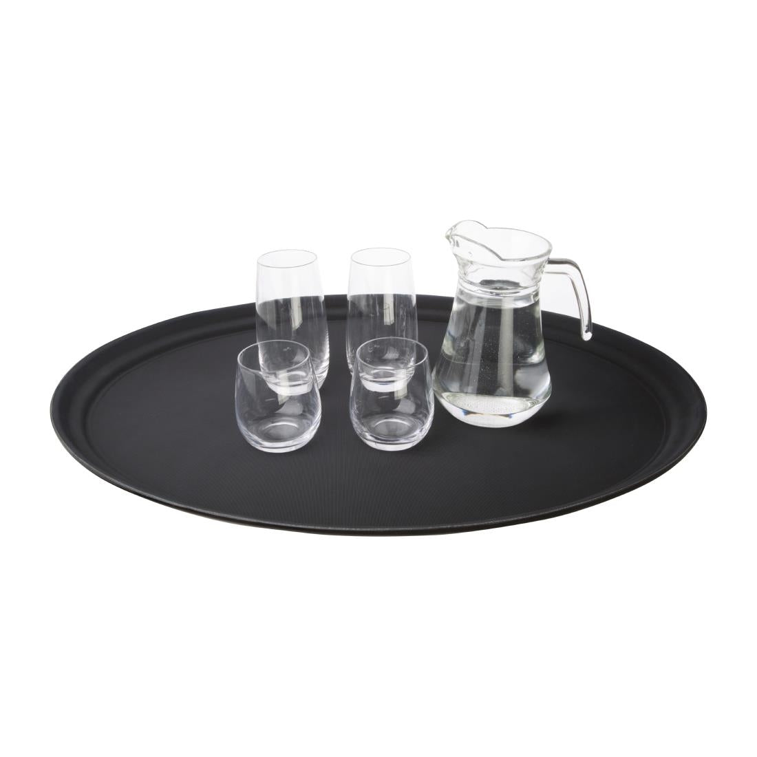 Olympia Kristallon Oval Anti-Slip Tray - Plastic • PAS-C162