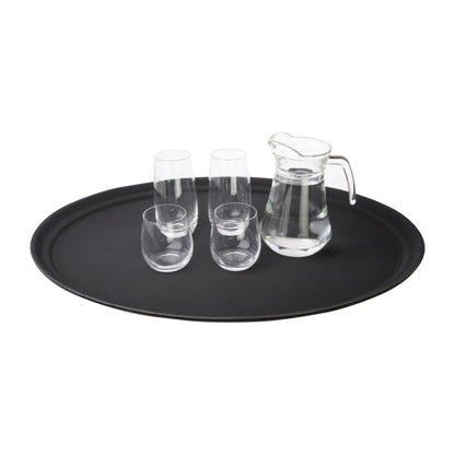 Olympia Kristallon Oval Anti-Slip Tray - Plastic • PAS-C162