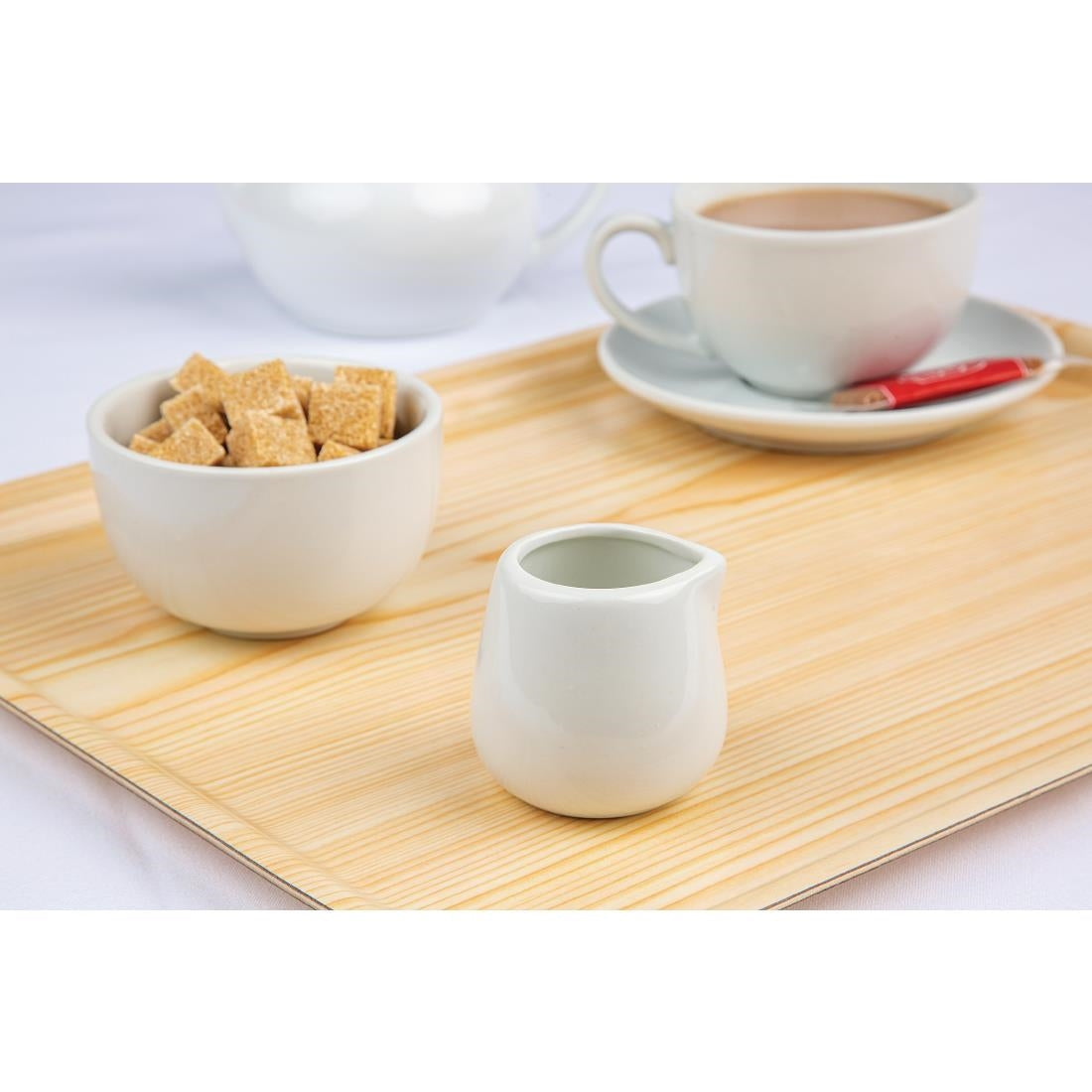 Olympia Whiteware Cream & Milk Jugs 85ml (12 Pack) (Pack of 12) • PAS-C204