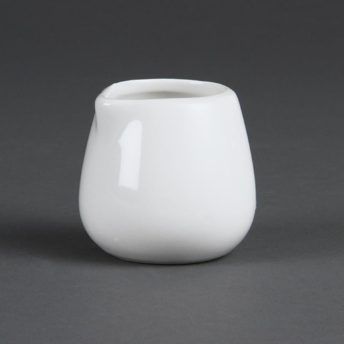 Olympia Whiteware Cream & Milk Jugs 230ml (12 Pack) (Pack of 12) • PAS-C205