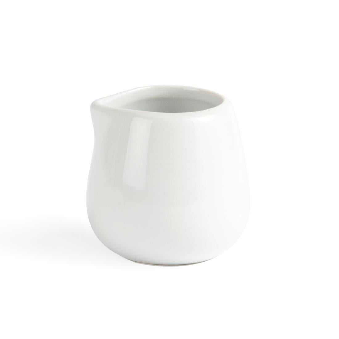 Olympia Whiteware Cream/Milk Jug - 230ml 8fl oz (12 Pack) (Capacity: 230ml. Pack Quantity: 12) • PAS-C205
