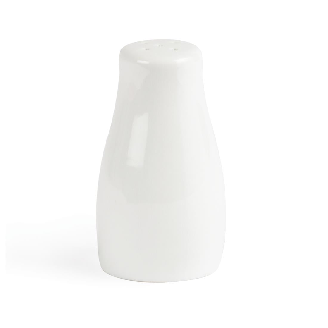 Olympia Whiteware Pepper Shakers 90mm (12 Pack) (Pack of 12) • PAS-C214