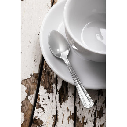 Olympia Bead Coffee Spoon (12 Pack) (120(L)mm. Material: 18/0 Stainless Steel. Pack Quantity: 12) • PAS-C218
