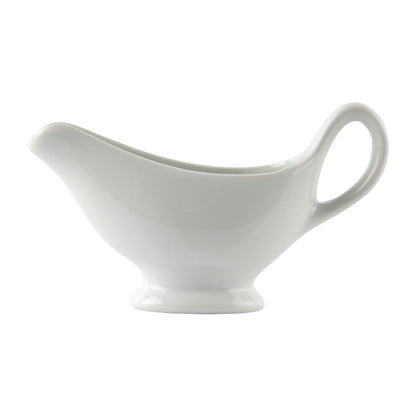 Olympia Whiteware Gravy Boat - 180ml 6 1/10fl oz (6 Pack) (Capacity: 213ml. Pack quantity: 6) • PAS-C243