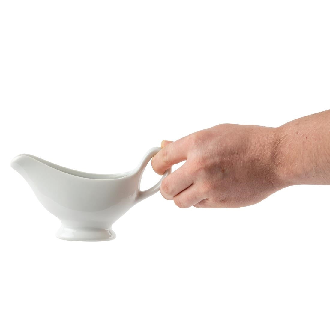Olympia Whiteware Gravy Boats 215ml (Pack of 6) • PAS-C243