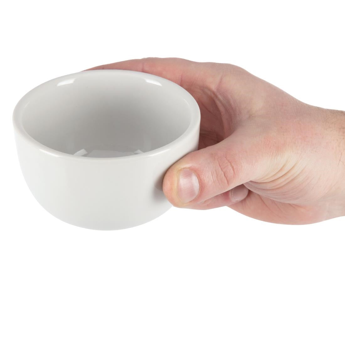 Olympia Whiteware Open Sugar Bowl - 200ml 6.76fl oz (12 Pack) (200ml. Pack quantity 12) • PAS-C250