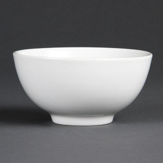 Olympia Whiteware Rice Bowls 130mm 390ml (12 Pack) (Pack of 12) • PAS-C253