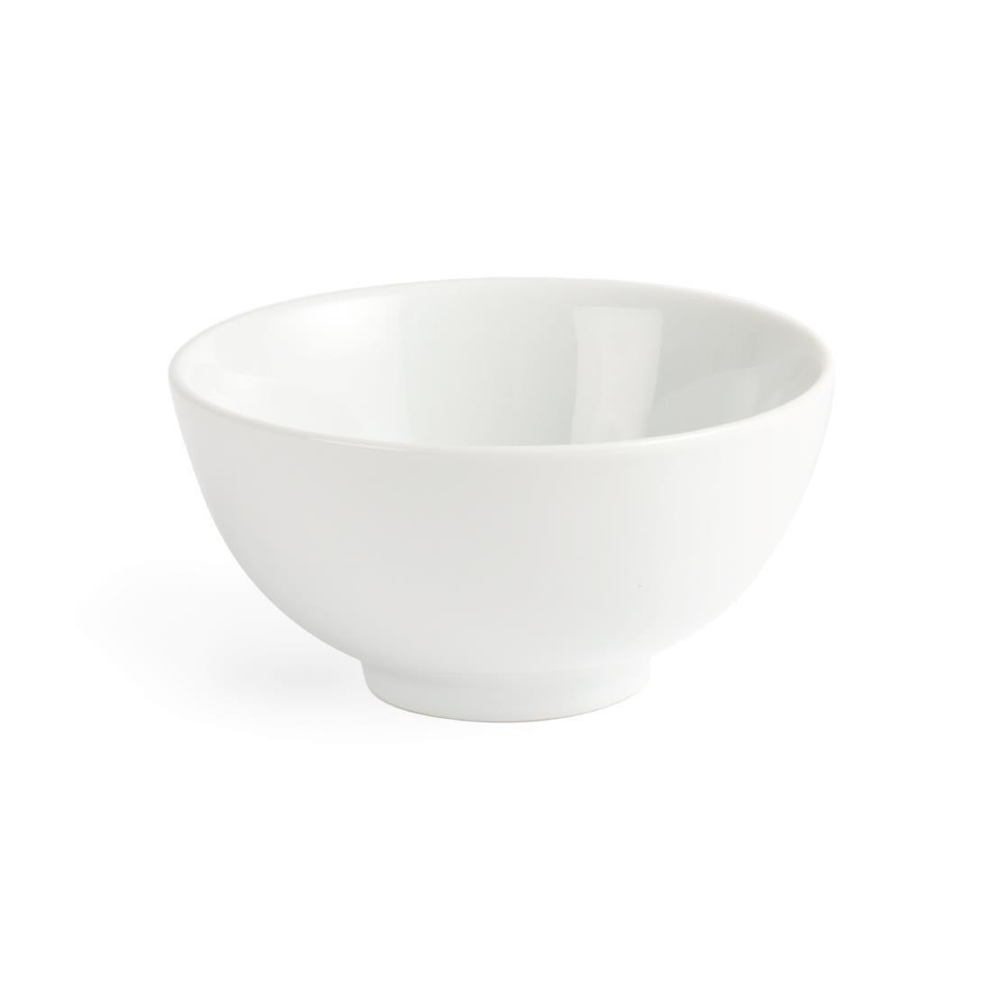 Olympia Whiteware Rice Bowls 130mm 390ml (12 Pack) (Pack of 12) • PAS-C253