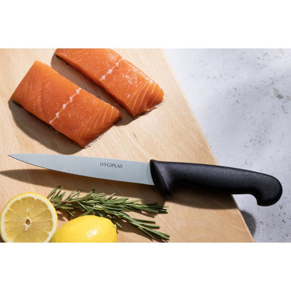 Hygiplas Fillet Knife Black 160mm • PAS-C266
