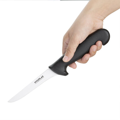 Hygiplas Boning Black Knife 125mm • PAS-C267