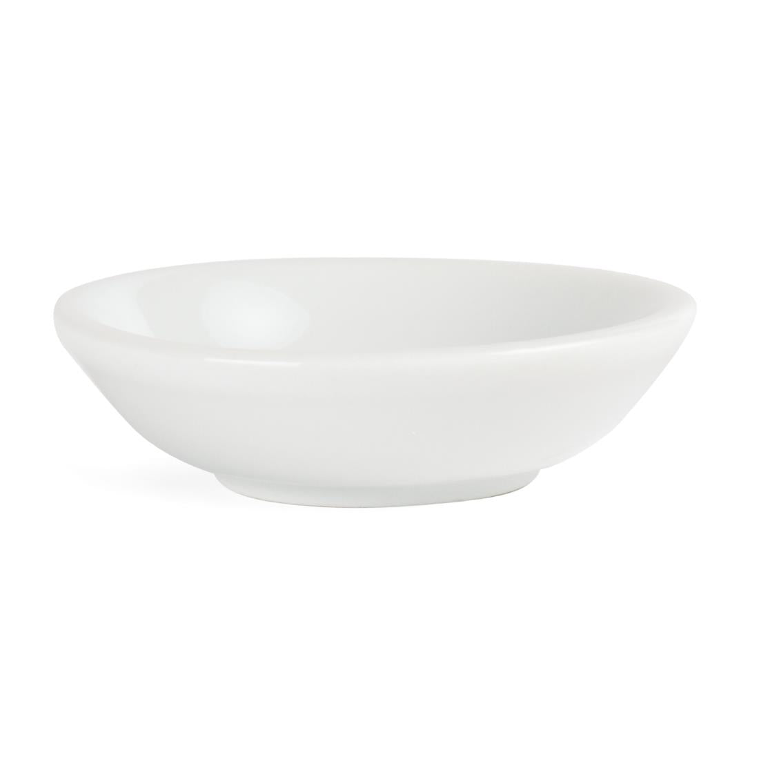 Olympia Whiteware Soy Dish - 70mm (12 Pack) (70mm. Pack quantity 12) • PAS-C320