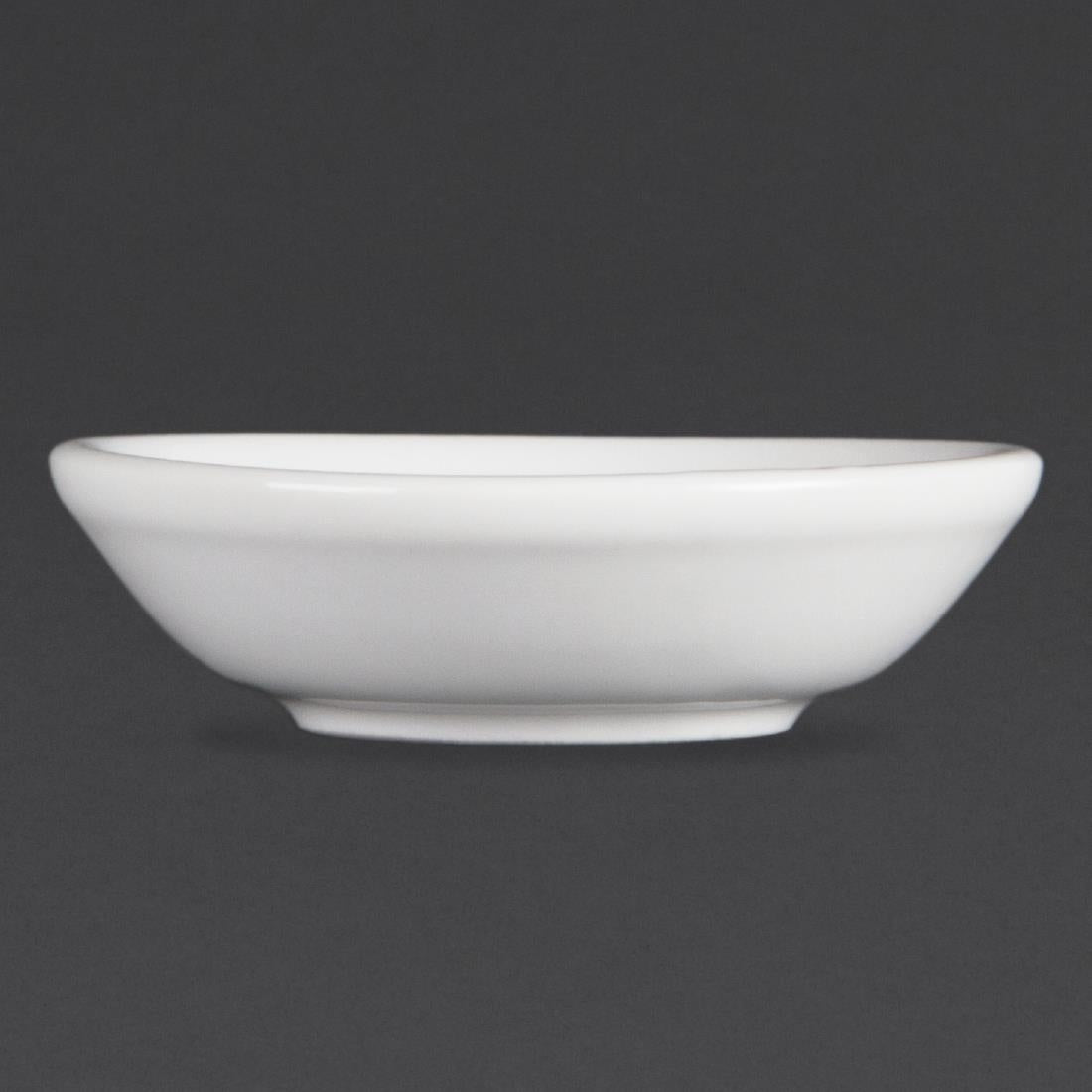 Olympia Whiteware Soy Dish - 70mm (12 Pack) (70mm. Pack quantity 12) • PAS-C320