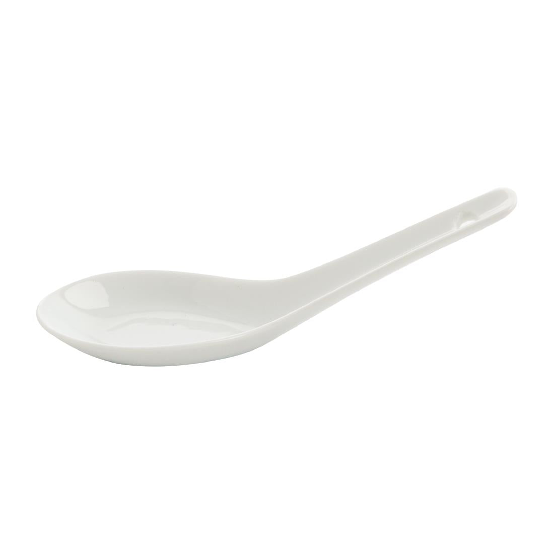 Olympia Whiteware Rice Spoon (24 Pack) (130mm / 5" long | Pack quantity: 24) • PAS-C325
