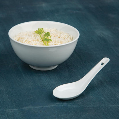 Olympia Whiteware Rice Spoon (24 Pack) (130mm / 5" long | Pack quantity: 24) • PAS-C325