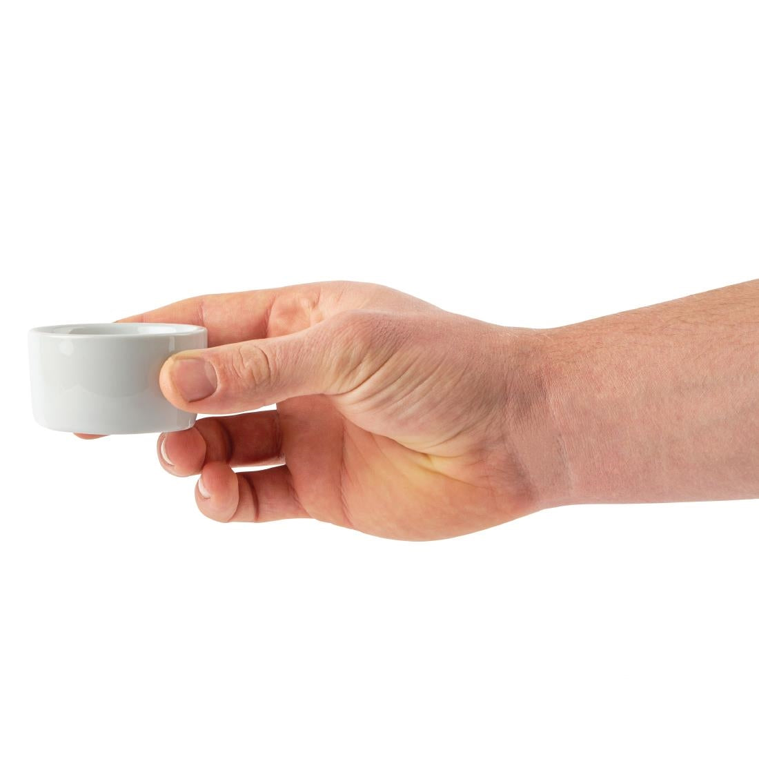 Olympia Whiteware Butter Dish 62.5mm (12 Pack) (Pack of 12) • PAS-C345