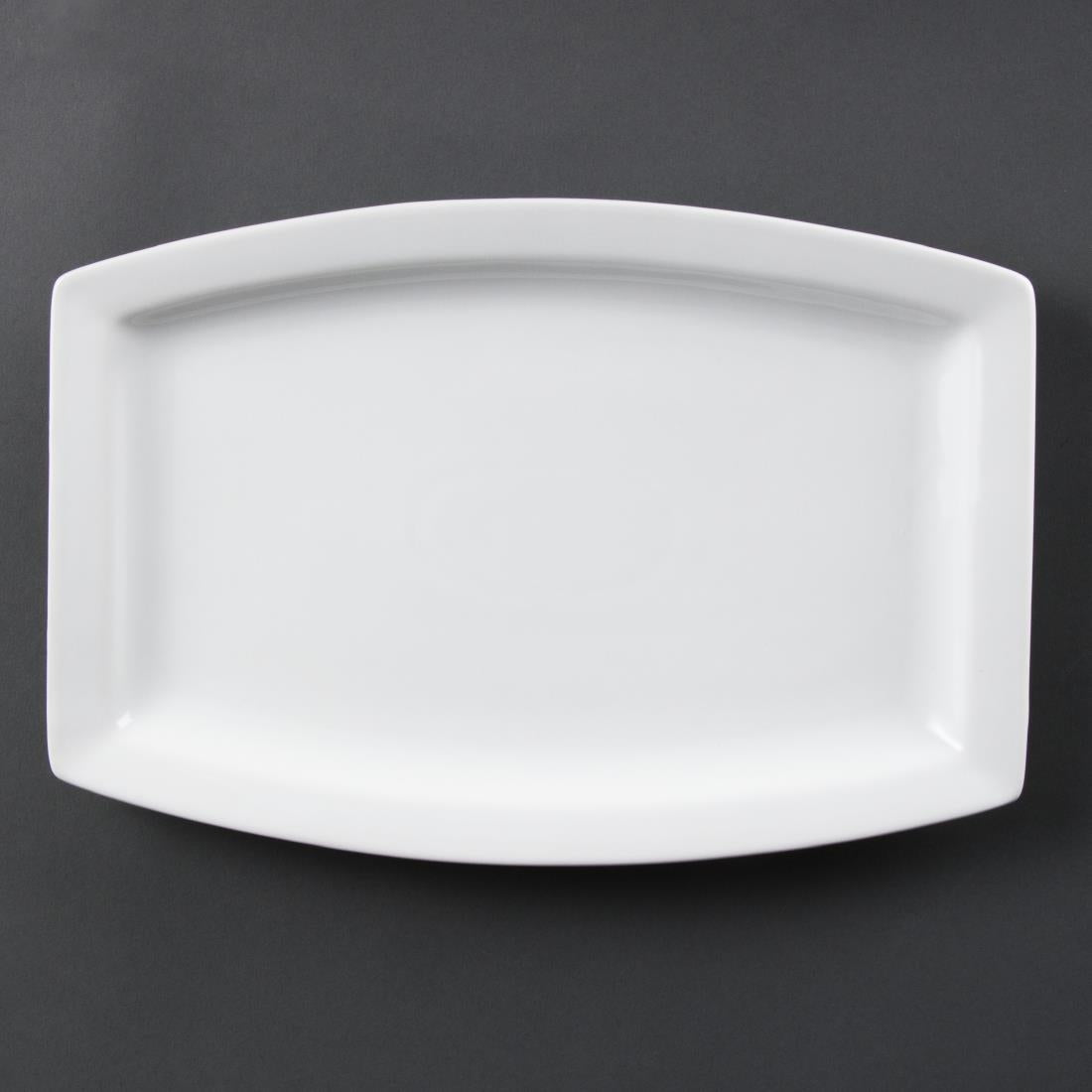 Olympia Whiteware Rectangular Plate - 320mm (6 Pack) • PAS-C361