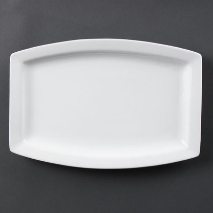 Olympia Whiteware Rectangular Plate - 320mm (6 Pack) • PAS-C361
