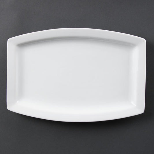 Olympia Whiteware Rectangular Plate - 320mm (6 Pack) • PAS-C361