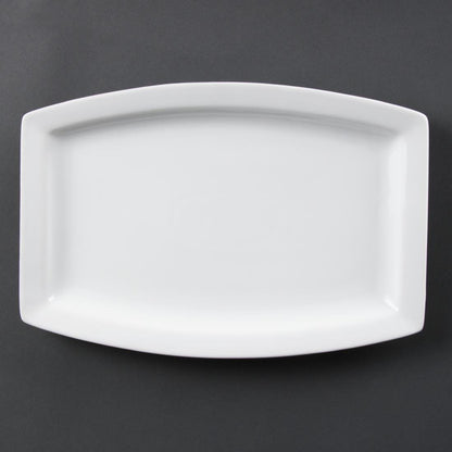 Olympia Whiteware Rectangular Plates 320mm (6 Pack) (Pack of 6) • PAS-C361