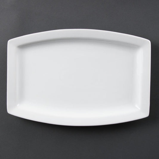 Olympia Whiteware Rectangular Plates 320mm (6 Pack) (Pack of 6) • PAS-C361