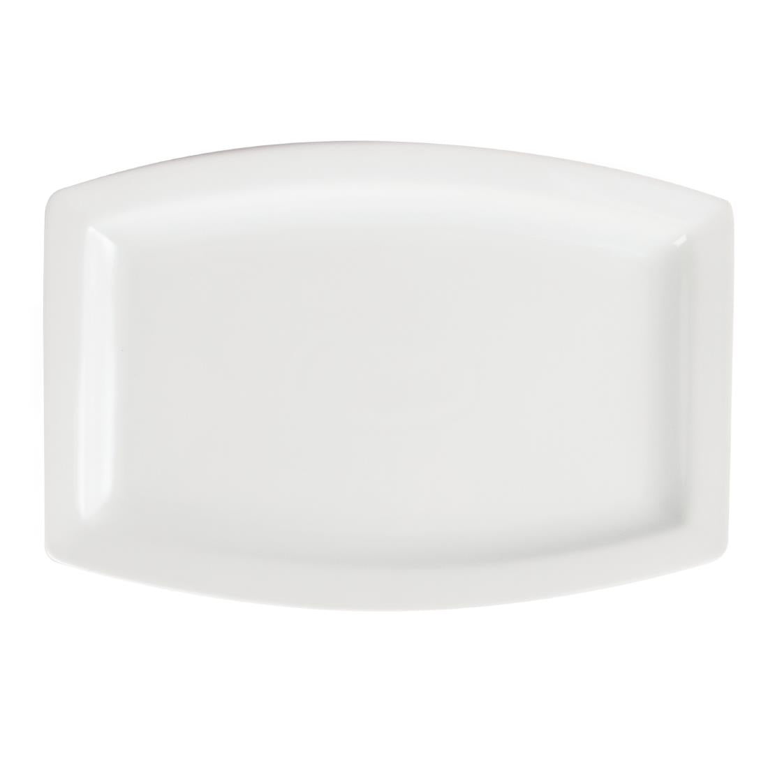 Olympia Whiteware Rectangular Plates 320mm (6 Pack) (Pack of 6) • PAS-C361