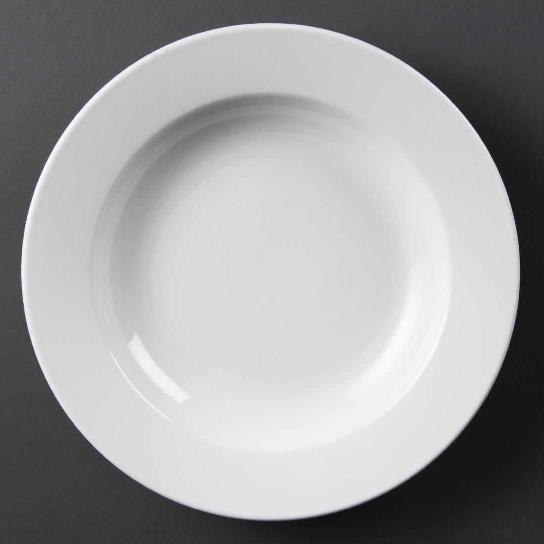 Olympia Whiteware Deep Plates 270mm 430ml (6 Pack) (Pack of 6) • PAS-C363
