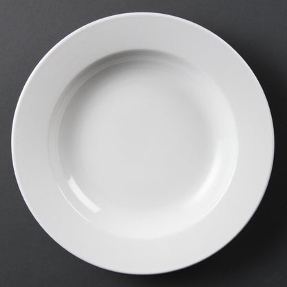 Olympia Whiteware Deep Plates 270mm 430ml (6 Pack) (Pack of 6) • PAS-C363