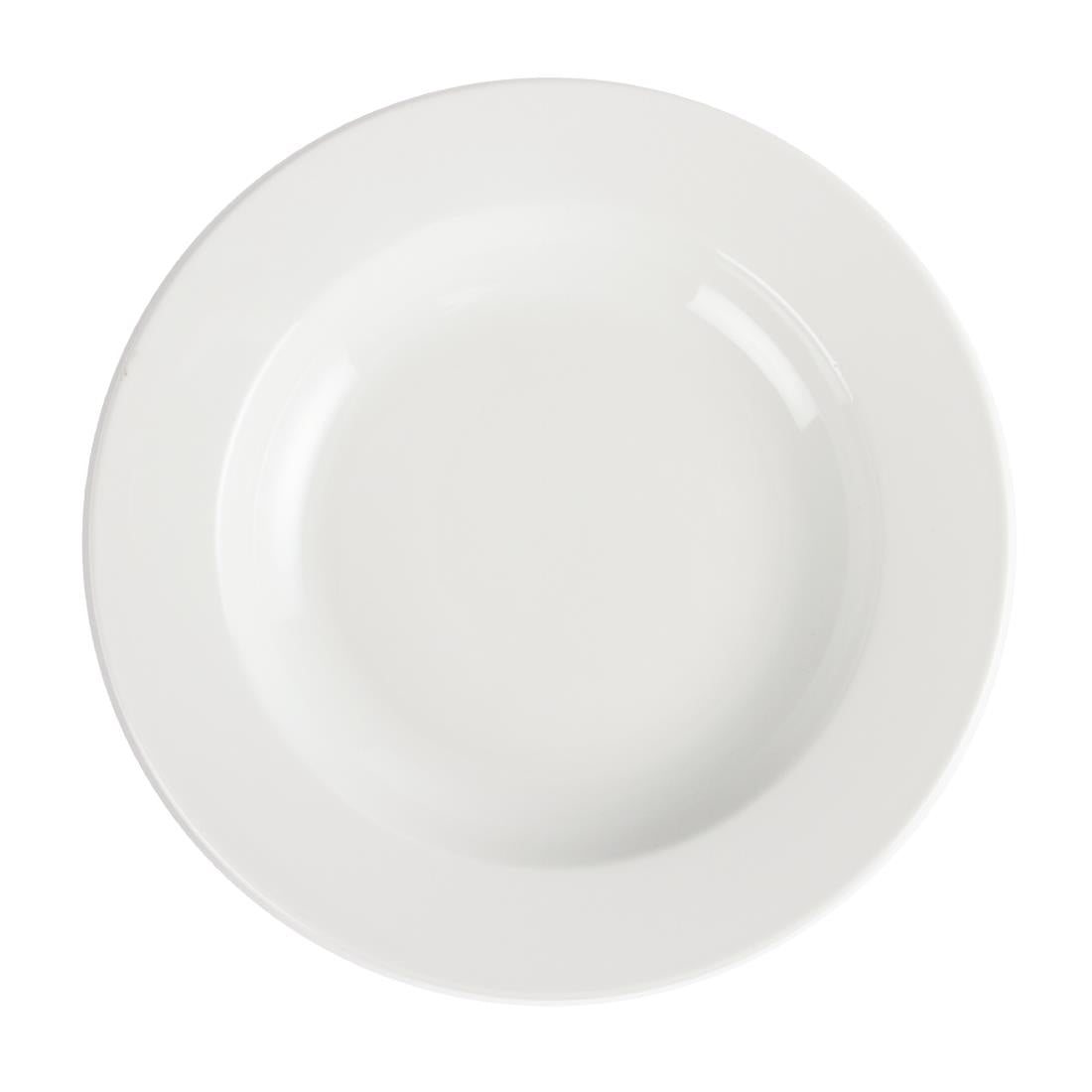 Olympia Whiteware Deep Plates 270mm 430ml (6 Pack) (Pack of 6) • PAS-C363