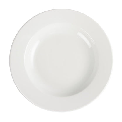 Olympia Whiteware Deep Plates 270mm 430ml (6 Pack) (Pack of 6) • PAS-C363