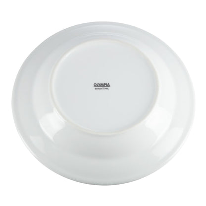 Olympia Whiteware Deep Plates 270mm 430ml (6 Pack) (Pack of 6) • PAS-C363