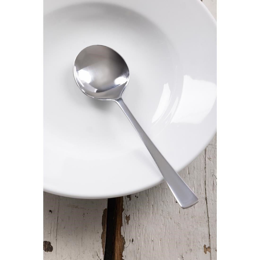 Olympia Clifton Soup Spoon Stainless Steel (12 Pack) • PAS-C445