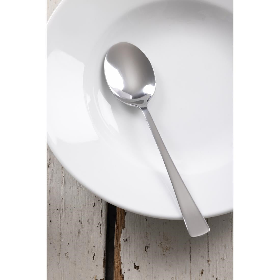Olympia Clifton Dessert Spoon Stainless Steel (12 Pack) • PAS-C448