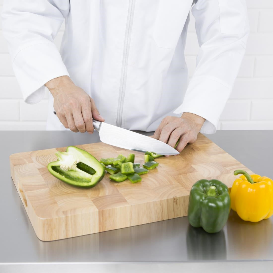 Vogue Medium Rectangular Wooden Chopping Board 45x455x305mm • PAS-C459