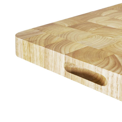Vogue Large Rectangular Wooden Chopping Board 45x610x455mm • PAS-C460