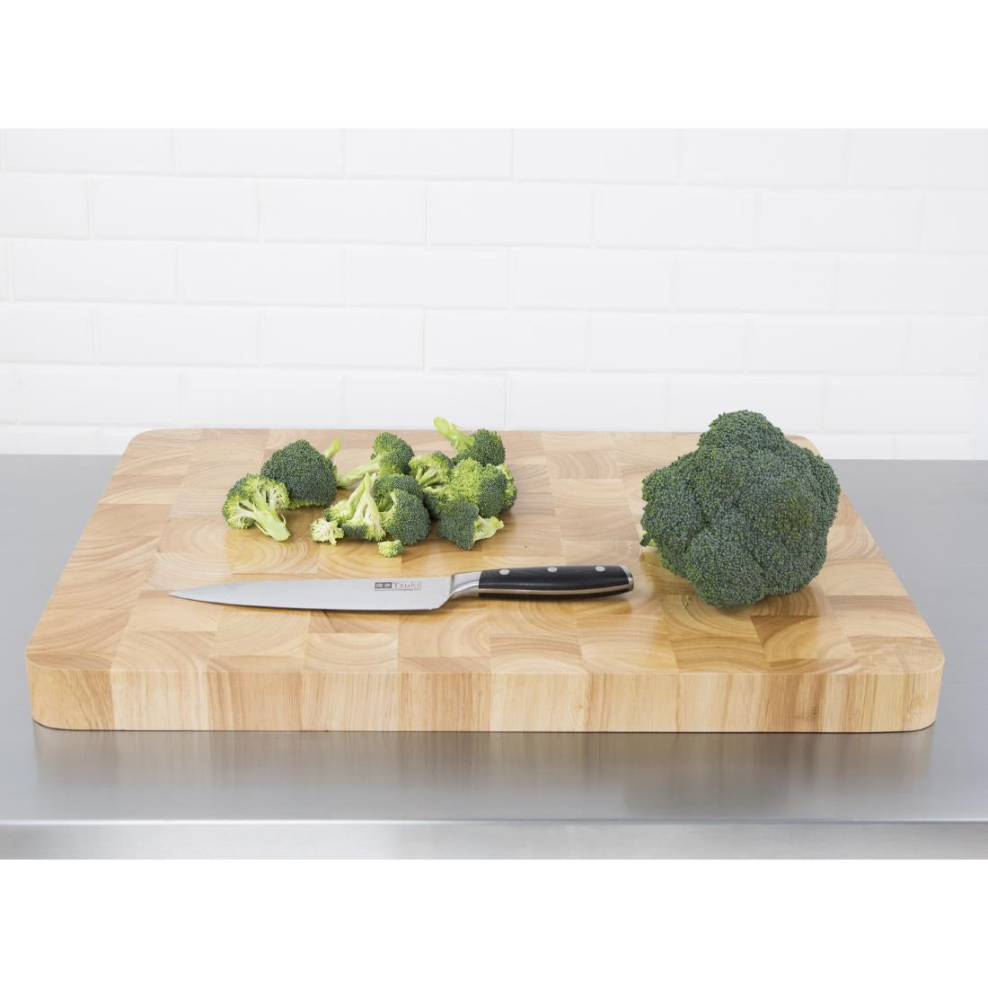 Vogue Large Rectangular Wooden Chopping Board 45x610x455mm • PAS-C460