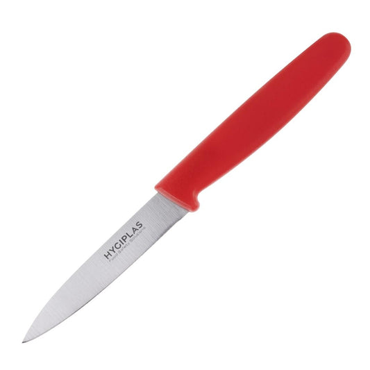 Hygiplas Paring Knife Red 85mm • PAS-C542
