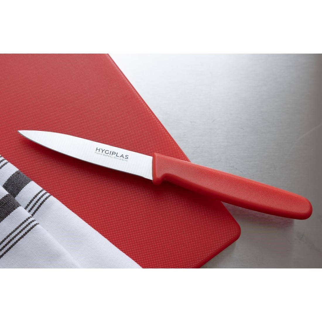 Hygiplas Paring Knife Red 85mm • PAS-C542