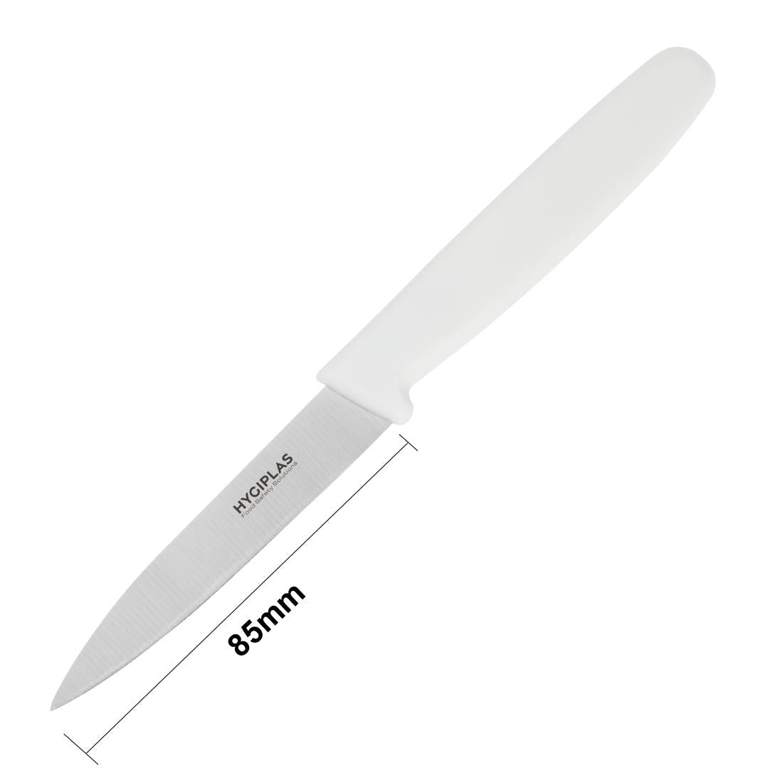 Hygiplas Paring Knife White 85mm • PAS-C546