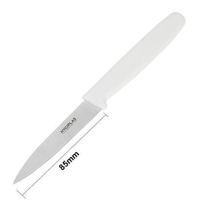 Hygiplas Paring Knife White 85mm • PAS-C546