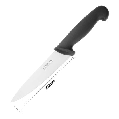 Hygiplas Chef Knife Black 160mm • PAS-C554