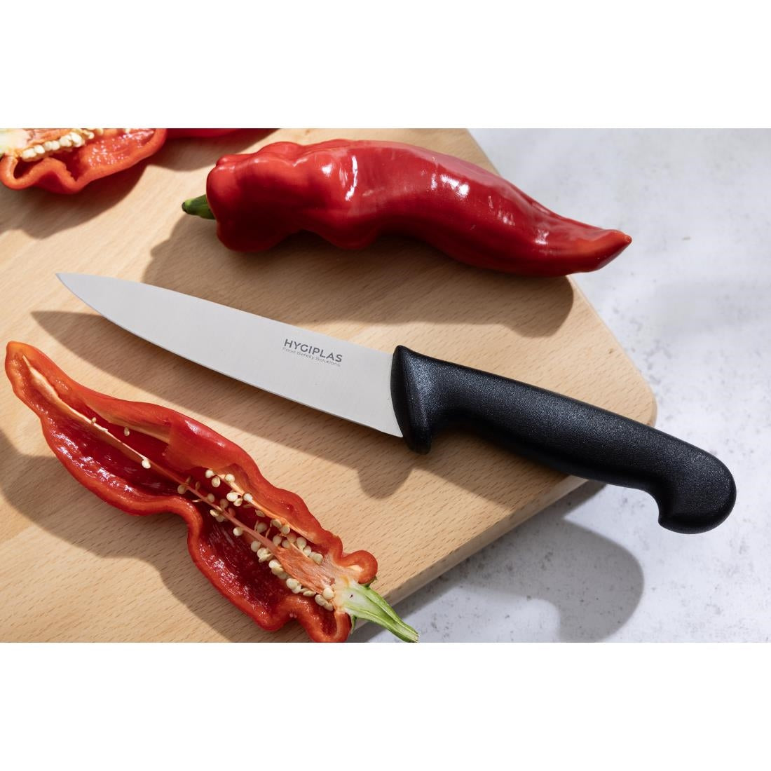 Hygiplas Chef Knife Black 160mm • PAS-C554